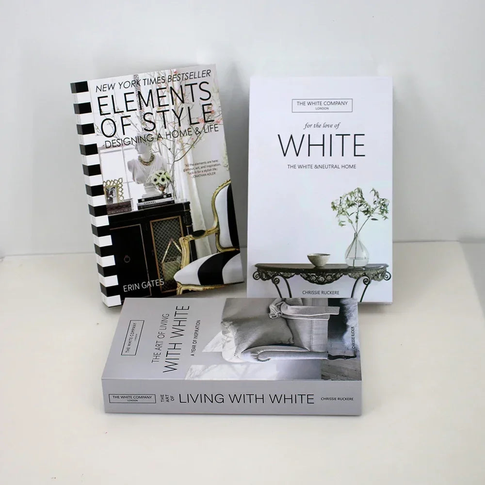 3Pcs Decorative Fake Books
