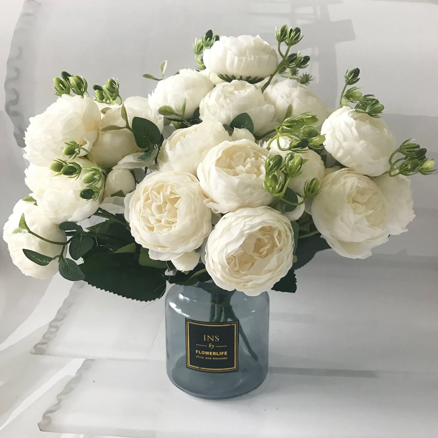 Pink Silk Peony Bouquet