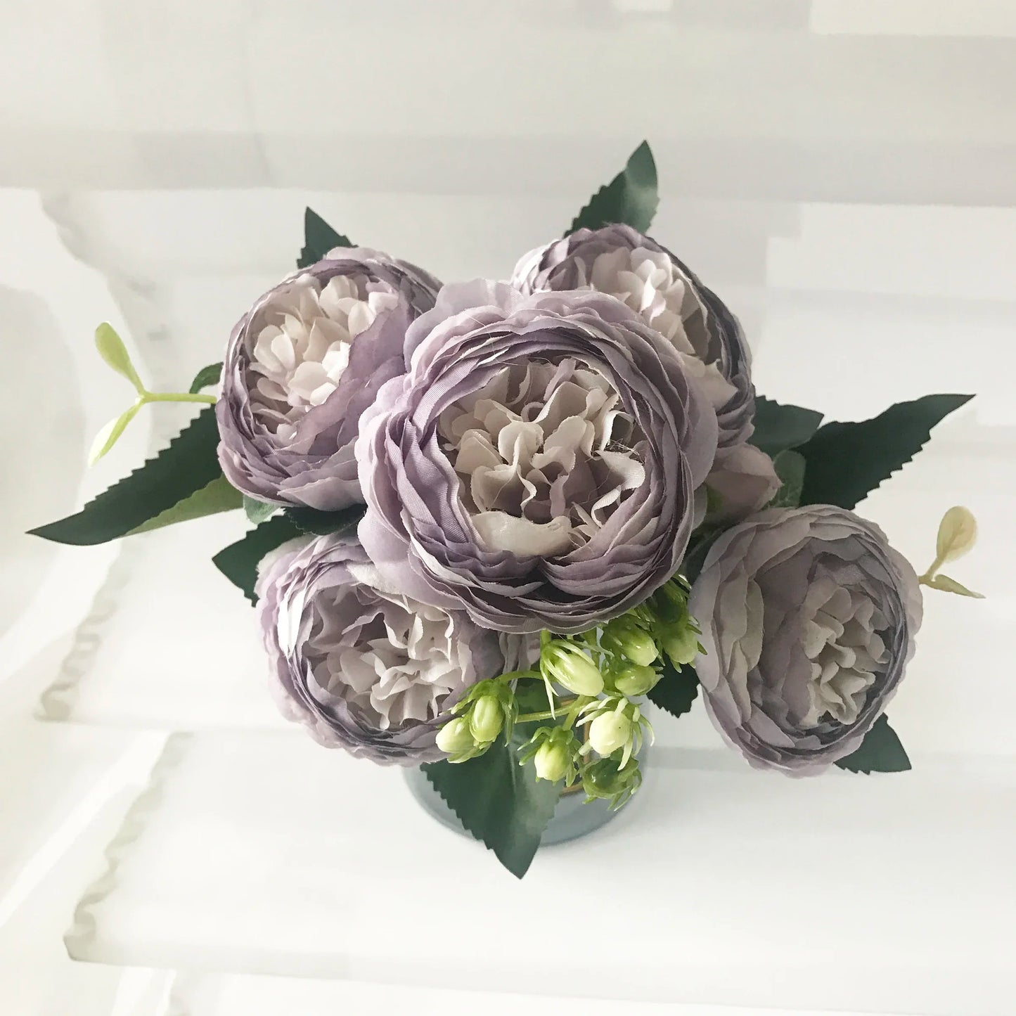 Pink Silk Peony Bouquet