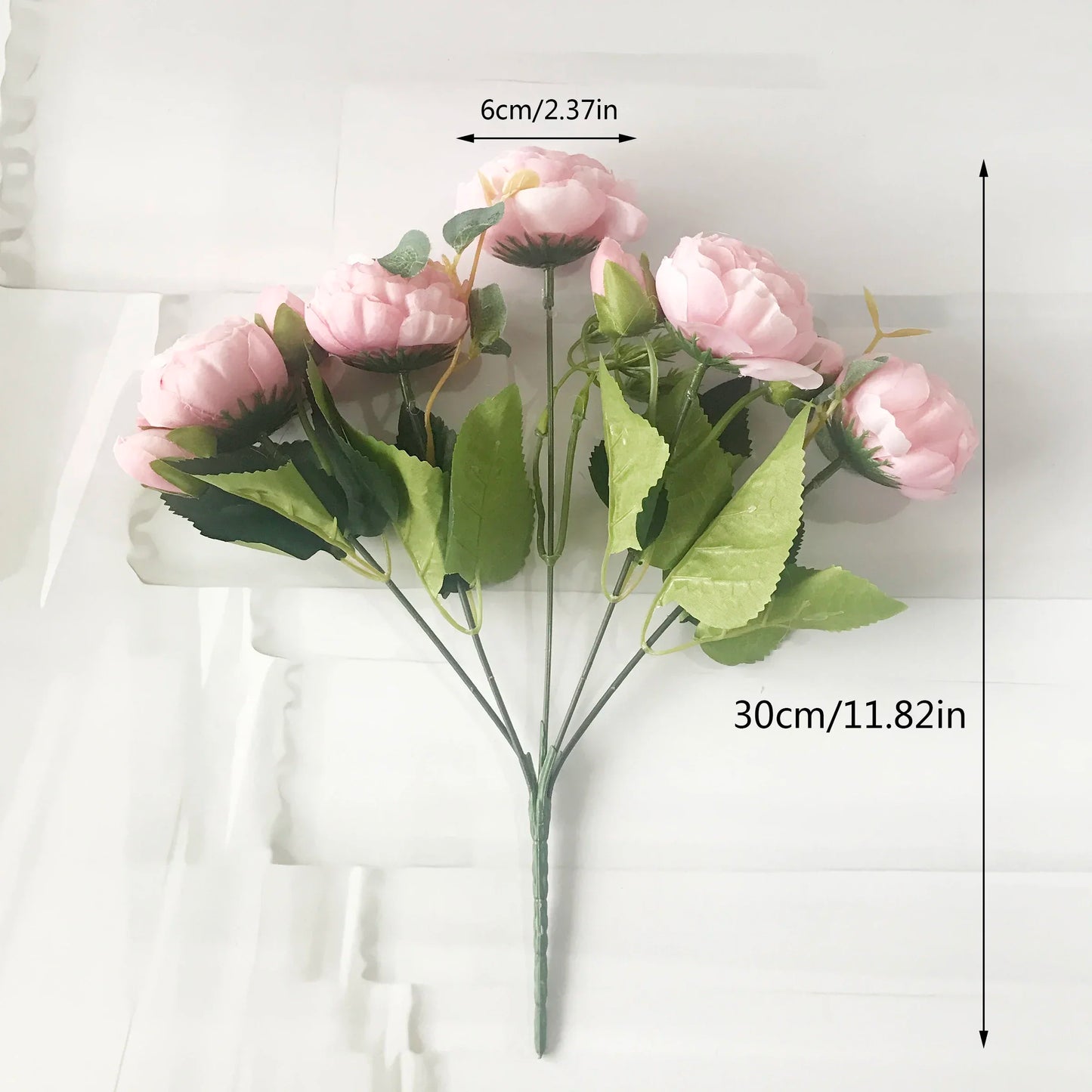 Pink Silk Peony Bouquet