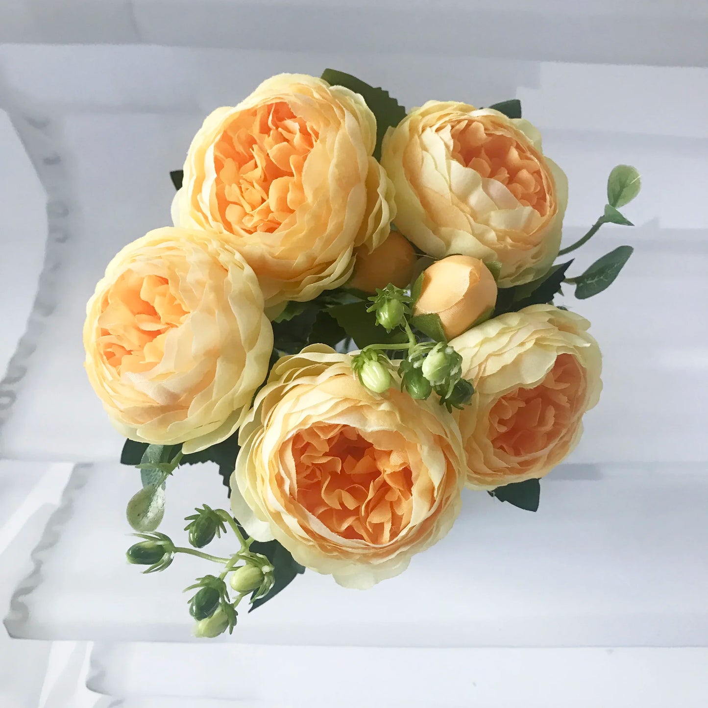 Pink Silk Peony Bouquet