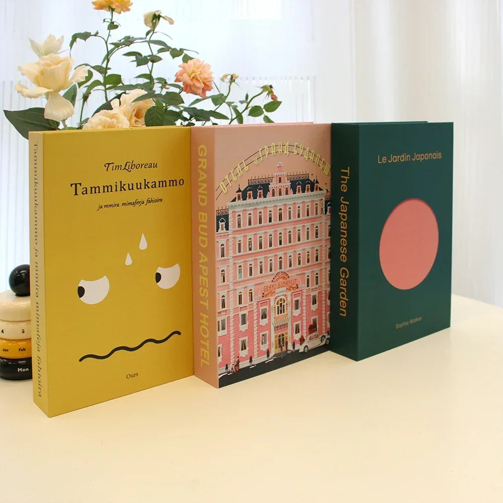 3Pcs Decorative Fake Books