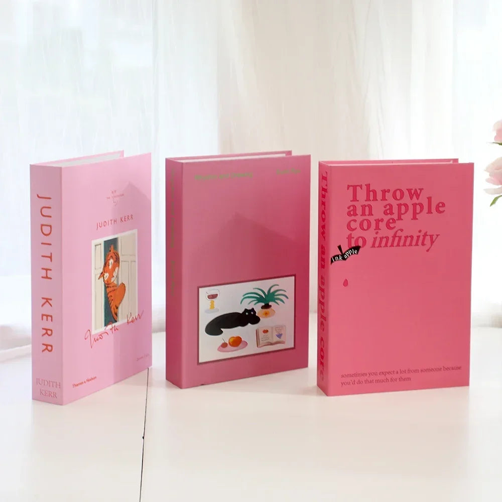 3Pcs Decorative Fake Books