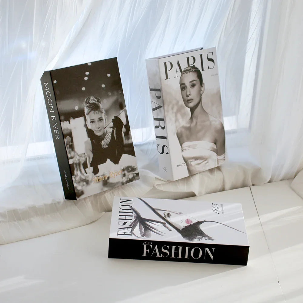 3Pcs Decorative Fake Books