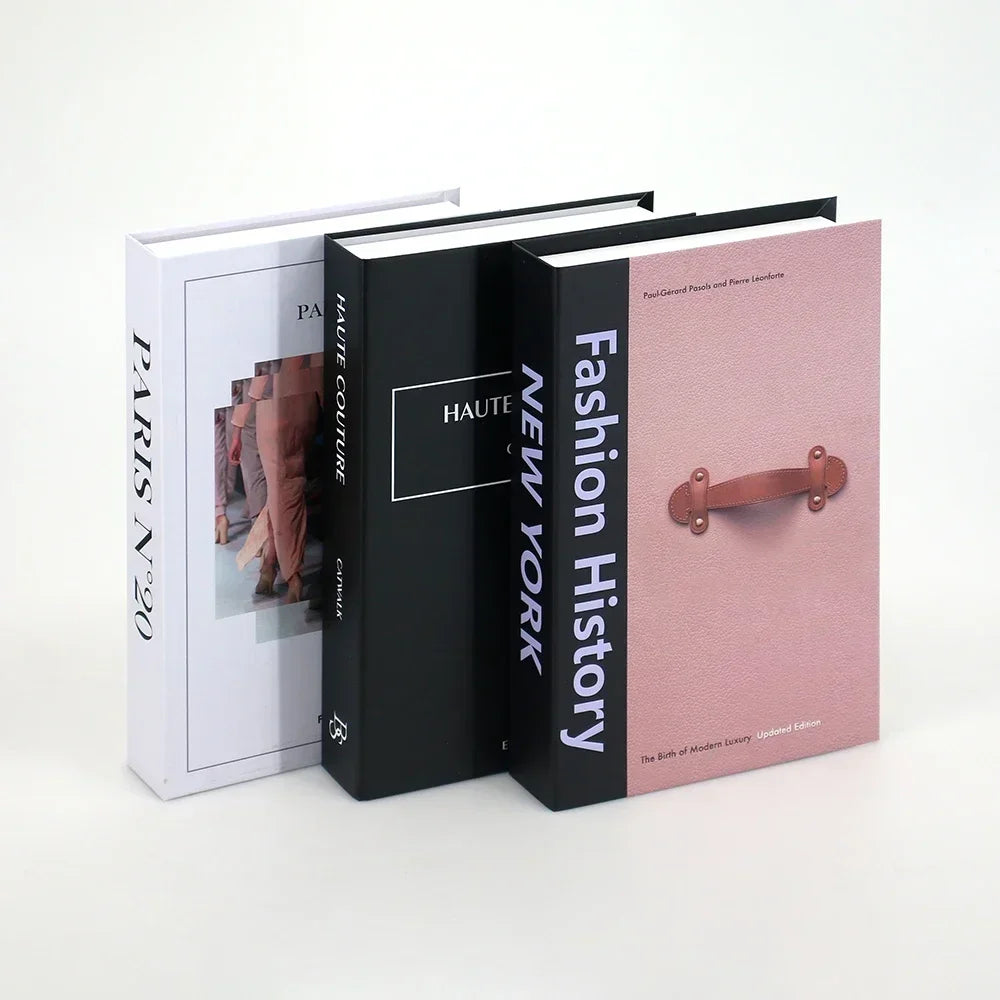3Pcs Decorative Fake Books