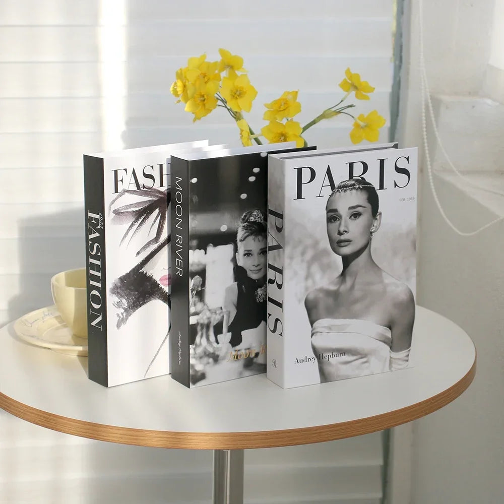 3Pcs Decorative Fake Books