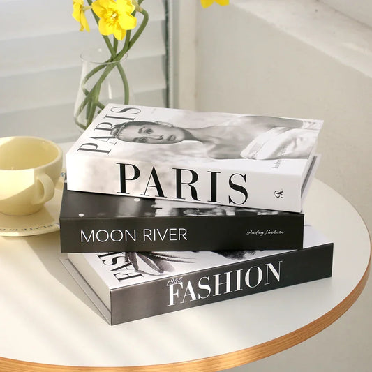 3Pcs Decorative Fake Books