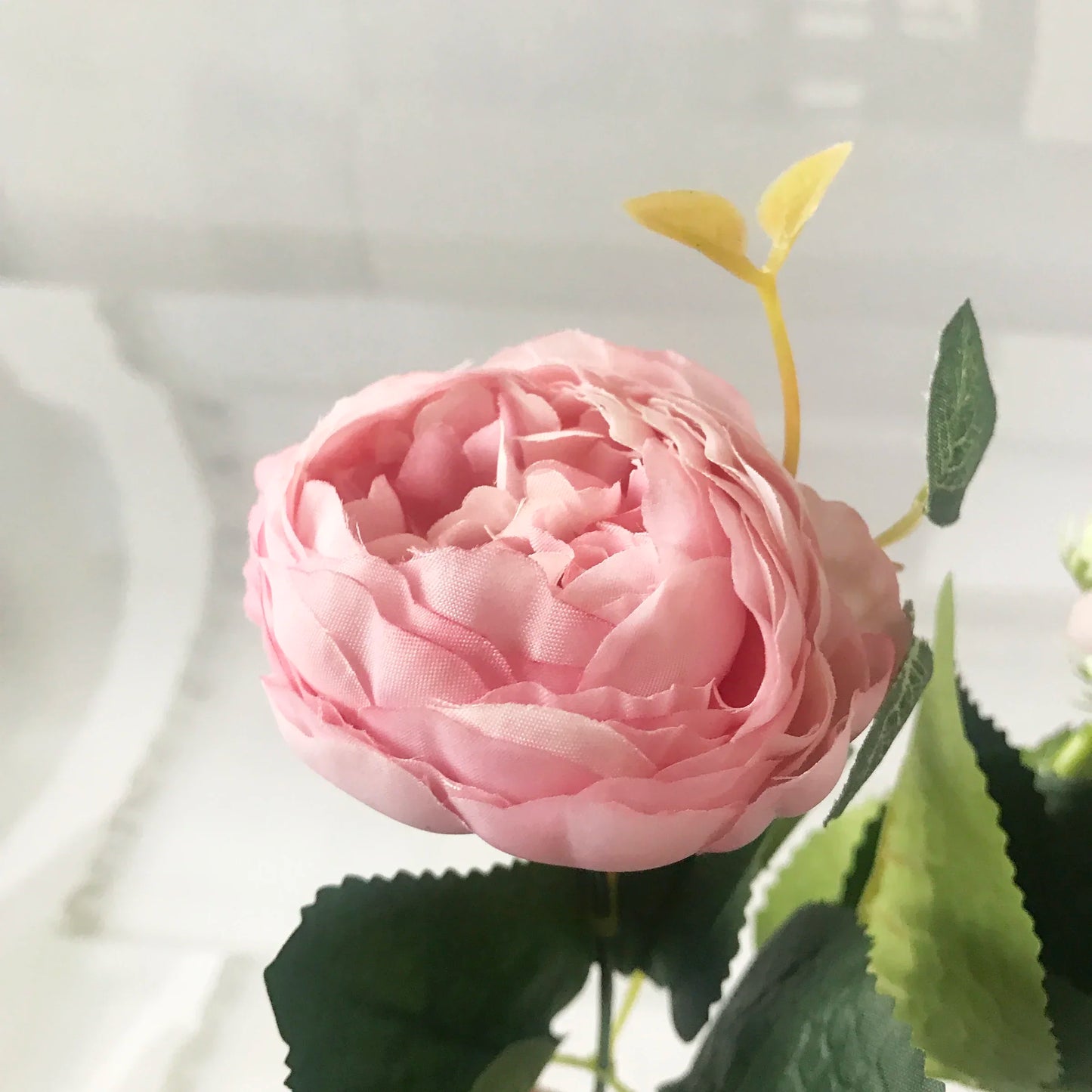 Pink Silk Peony Bouquet