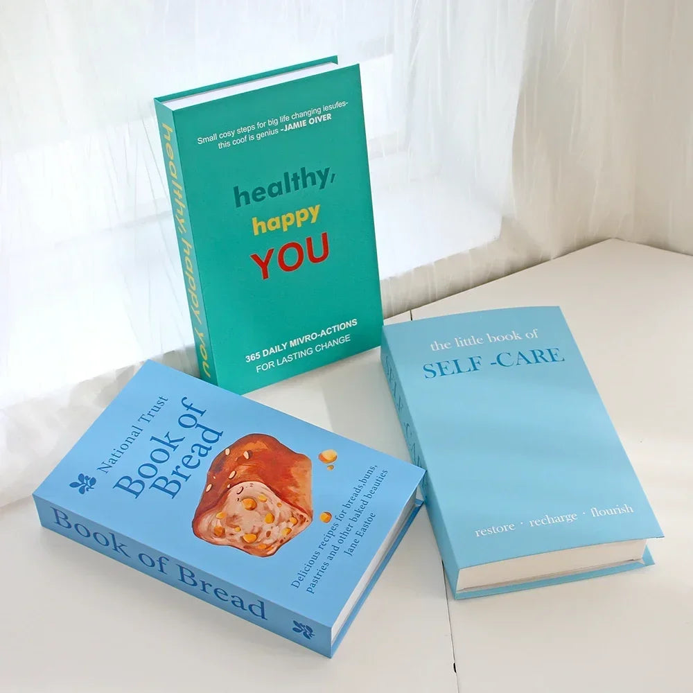 3Pcs Decorative Fake Books