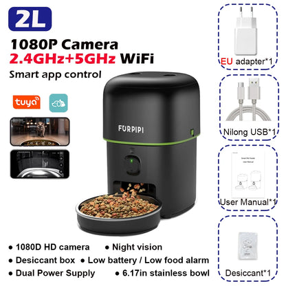 1080P Smart Automatic Cat Feeder