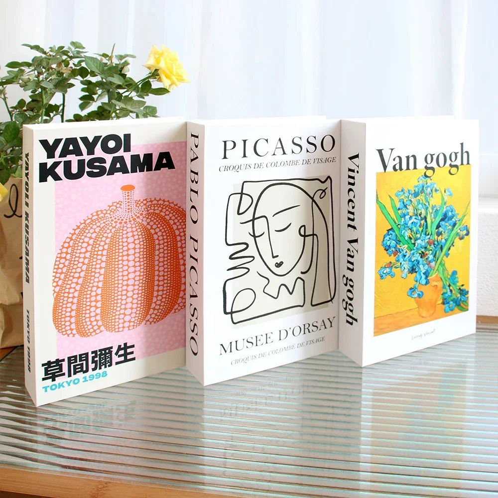 3Pcs Decorative Fake Books