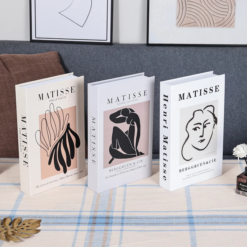 3Pcs Decorative Fake Books