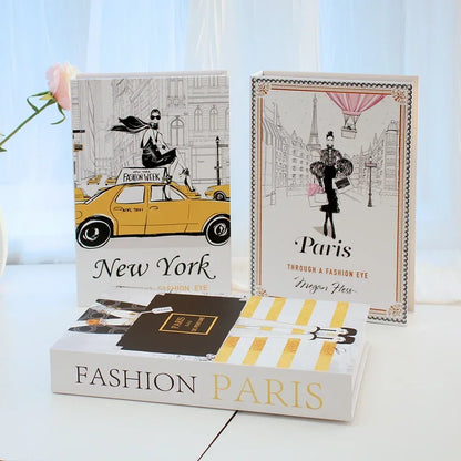 3Pcs Decorative Fake Books