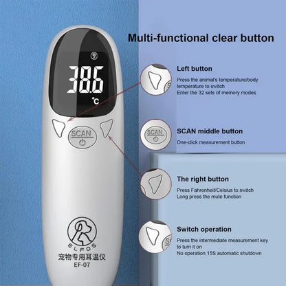 Pet Digital Ear Thermometer