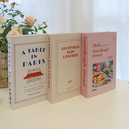 3Pcs Decorative Fake Books
