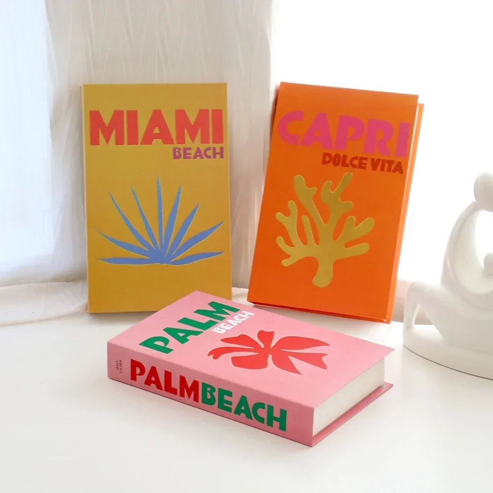 3Pcs Decorative Fake Books