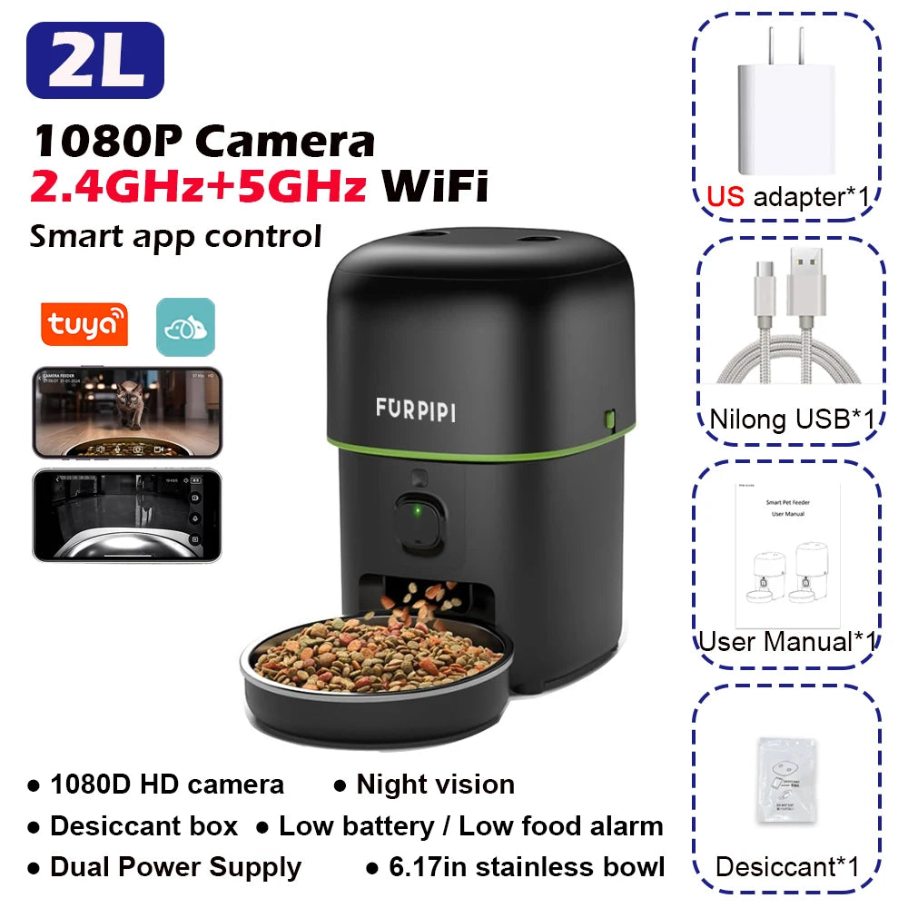 1080P Smart Automatic Cat Feeder